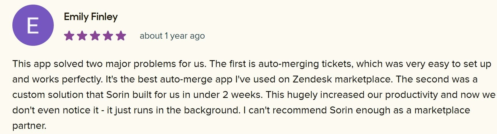 Zendesk Marketplace review by Testimonial Emily min.jpg