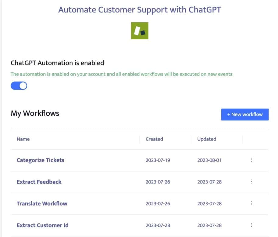 Automate support with Zendesk ChatGPT