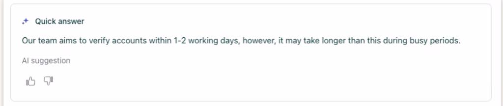 Feedback on Zendesk Generative Search