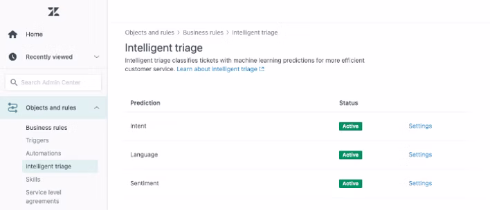 Intelligent triage in Zendesk