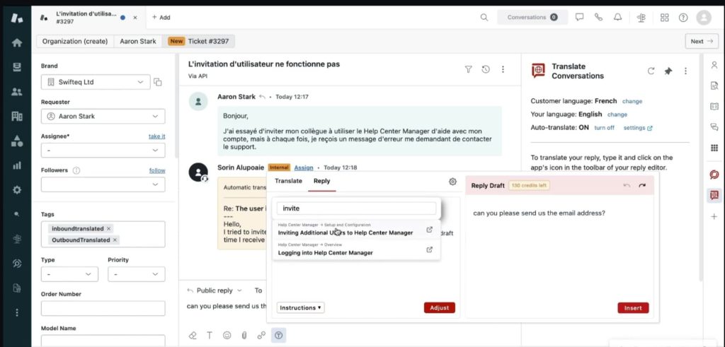enrich with Help Center articles