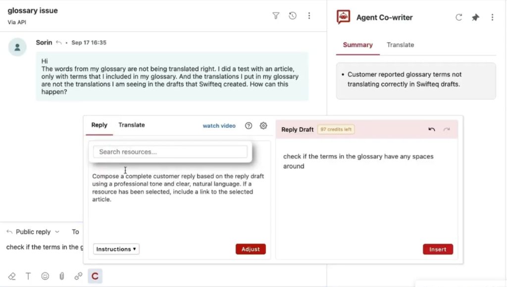 Help Center integration
