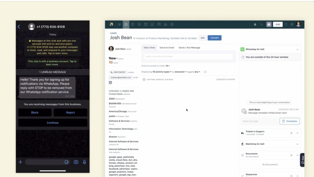 Zendesk Whatsapp Integration