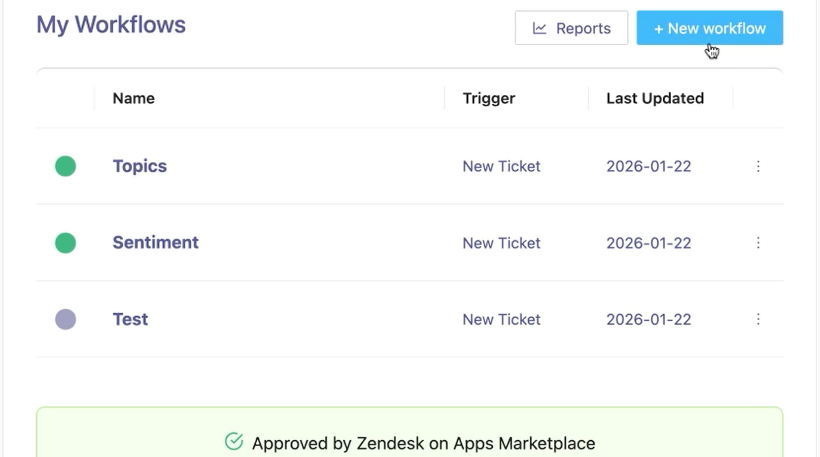 Flexible workflows